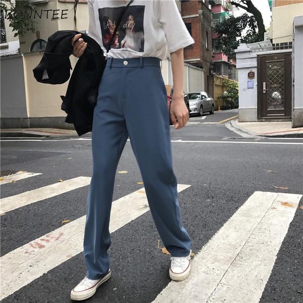 women's pants & capris women retro high waost solid color leisure pant spring womens korean elegant all-match trouser ladies button poc, Black;white
women's pants & capris women retro high waost solid color leisure pant spring womens korean elegant all-match trouser ladies button poc, Black;white