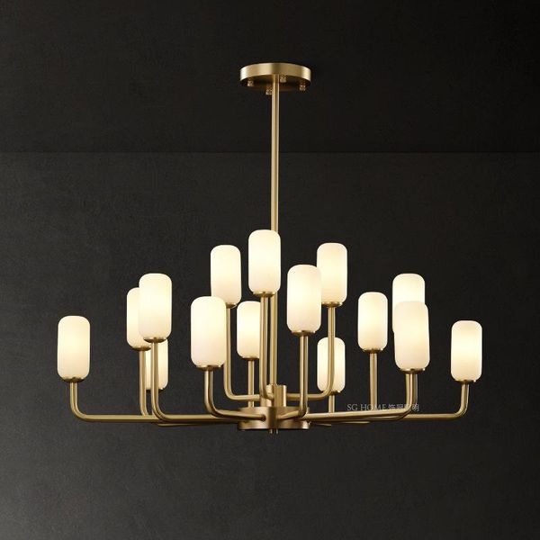 nordic creative chandelier copper luxury living room study bedroom simple restaurant personality chandelier
nordic creative chandelier copper luxury living room study bedroom simple restaurant personality chandelier