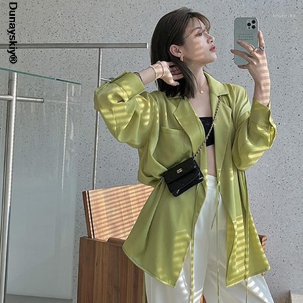women's suits & blazers korean women long blazer sleeves thin fashion office lady elegant coat lace up loose chiffon all match, White;black
women's suits & blazers korean women long blazer sleeves thin fashion office lady elegant coat lace up loose chiffon all match, White;black