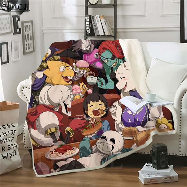 cloocl new undertale sans 3d print casual style blanket sofa teens bedding throw blankets plush quilt
cloocl new undertale sans 3d print casual style blanket sofa teens bedding throw blankets plush quilt