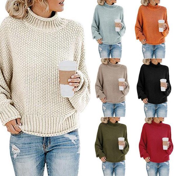 women's sweaters autumn and winter sweater thick line turtleneck pullover women, White;black
women's sweaters autumn and winter sweater thick line turtleneck pullover women, White;black