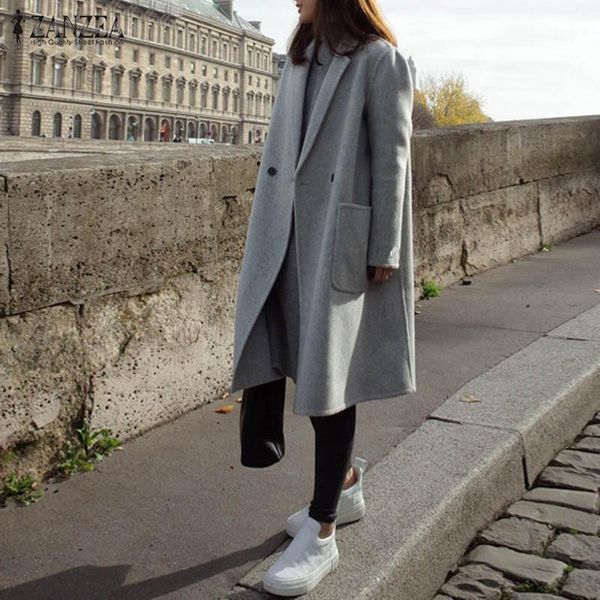 women's wool & blends women's elegant women winter coat 2022 female long sleeve double breasted jackets casual windbreakers oversi, Black
women's wool & blends women's elegant women winter coat 2022 female long sleeve double breasted jackets casual windbreakers oversi, Black