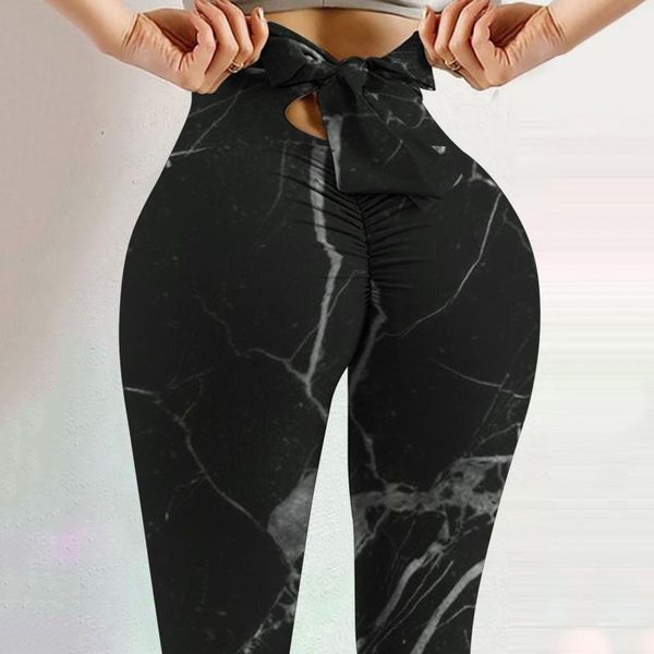 women's leggings seamless fitness women lace up hip lifting exercise high waist elastic push ankle, Black
women's leggings seamless fitness women lace up hip lifting exercise high waist elastic push ankle, Black