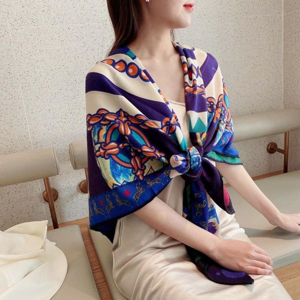 scarves 70% cashmere 30% silk scarf women fashion double-sided printed kerchief winter warm big shawl stole 135*135cm, Blue;gray
scarves 70% cashmere 30% silk scarf women fashion double-sided printed kerchief winter warm big shawl stole 135*135cm, Blue;gray