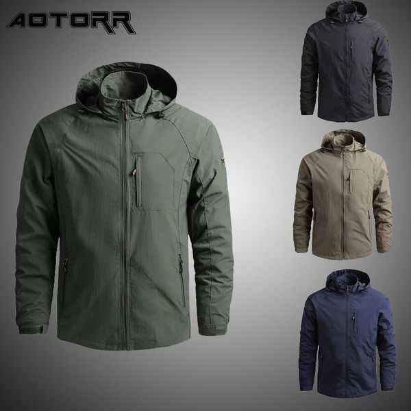 men's jackets plue size spring autumn fashion casual military thin jacket mens solid zipper pocket outdoor hooded men coat streetwear, Black;brown
men's jackets plue size spring autumn fashion casual military thin jacket mens solid zipper pocket outdoor hooded men coat streetwear, Black;brown