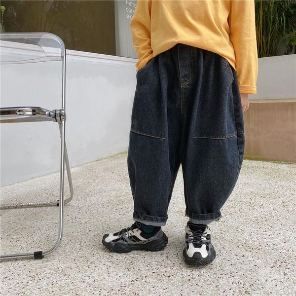 jeans autumn children patchwork loose boys and girls oversized harem denim pants, Blue
jeans autumn children patchwork loose boys and girls oversized harem denim pants, Blue