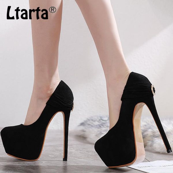 dress shoes ltarta 2021 spring high-heeled 16cm round head water platform ol work high heels shallow suede women's, Black
dress shoes ltarta 2021 spring high-heeled 16cm round head water platform ol work high heels shallow suede women's, Black