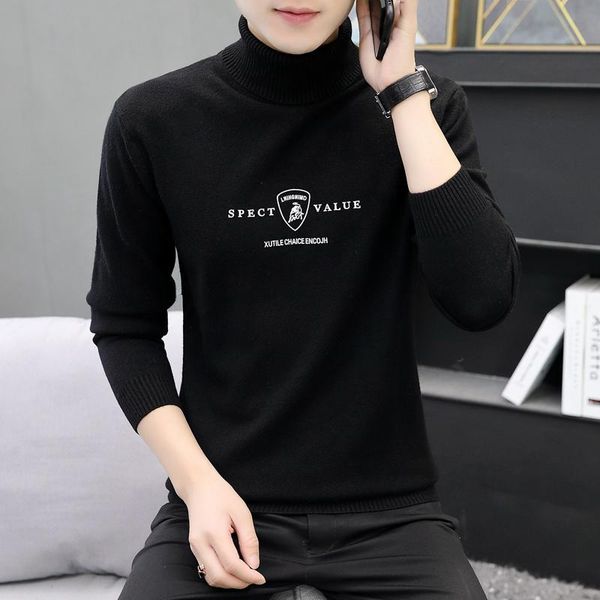 men's sweaters 2021 autumn and winter men turtleneck pullover sweater fashion solid color thick warm bottoming shirt male brand clothes, White;black
men's sweaters 2021 autumn and winter men turtleneck pullover sweater fashion solid color thick warm bottoming shirt male brand clothes, White;black