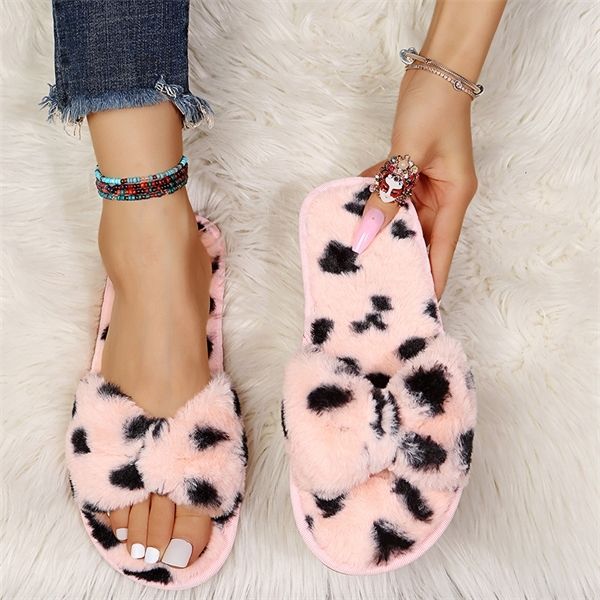 cootelili women slippers winter shoes for woman home slippers faux fur slippers cow pattern bow decoration shoes size 36-41 y1120, Black
cootelili women slippers winter shoes for woman home slippers faux fur slippers cow pattern bow decoration shoes size 36-41 y1120, Black