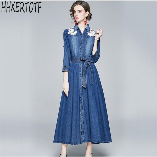 casual dresses 2021 autumn winter elegant denim dress long sleeve turn down collar, Black;gray
casual dresses 2021 autumn winter elegant denim dress long sleeve turn down collar, Black;gray