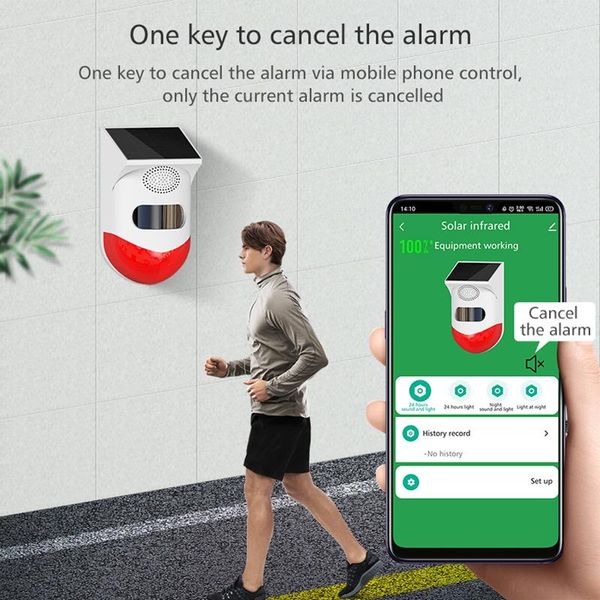 alarm systems solar light wirelessmotion sensor outdoor garden security lamp infrared motion detector siren strobe
alarm systems solar light wirelessmotion sensor outdoor garden security lamp infrared motion detector siren strobe