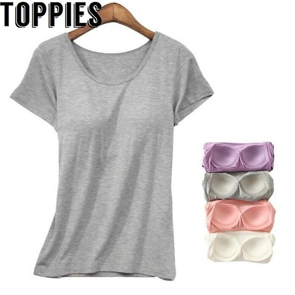 ie gym shirt o-neck padded bra t-shirt elastic breathable basic braless 210623, White
ie gym shirt o-neck padded bra t-shirt elastic breathable basic braless 210623, White
