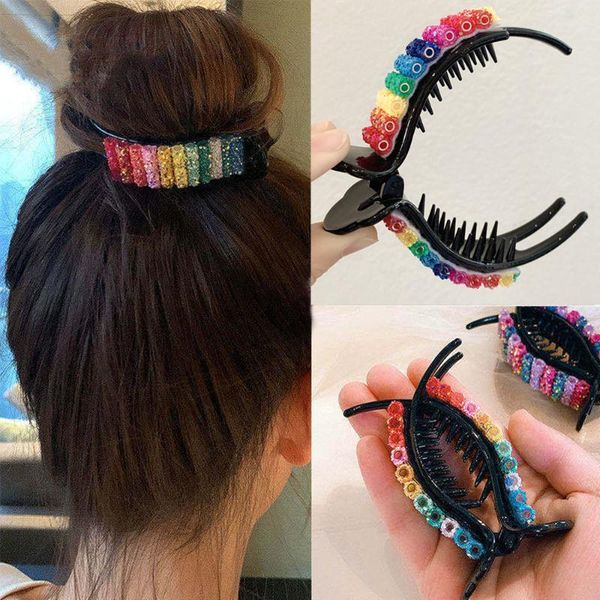 hair accessories colorful rainbow for women girls holder clip sweet headband style make hairpin fashion, Slivery;white
hair accessories colorful rainbow for women girls holder clip sweet headband style make hairpin fashion, Slivery;white