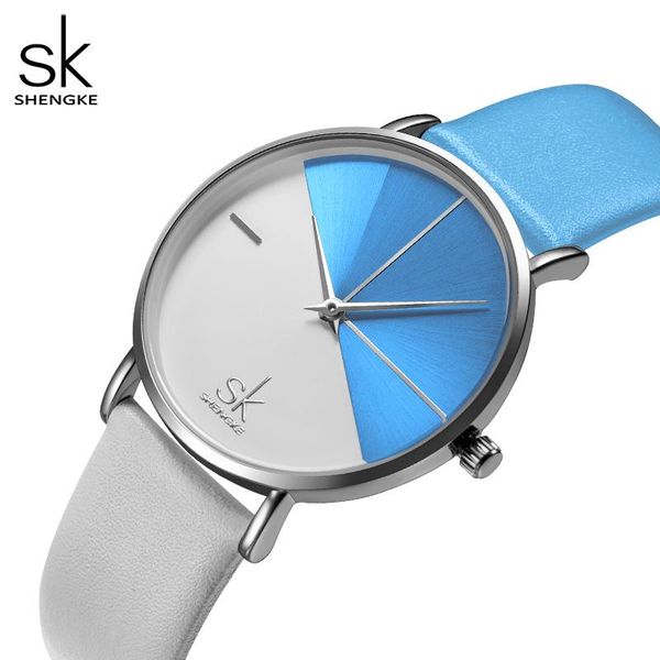 wristwatches shengke women's watch sky blue ladies quartz watches for women business mesh belt sport luxury brand zegarek damski, Slivery;brown
wristwatches shengke women's watch sky blue ladies quartz watches for women business mesh belt sport luxury brand zegarek damski, Slivery;brown