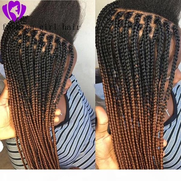 stock fast shipping ombre brown synthetic lace front wig long box braids wigs for women two tone braided cosplay wig part, Black;brown
stock fast shipping ombre brown synthetic lace front wig long box braids wigs for women two tone braided cosplay wig part, Black;brown