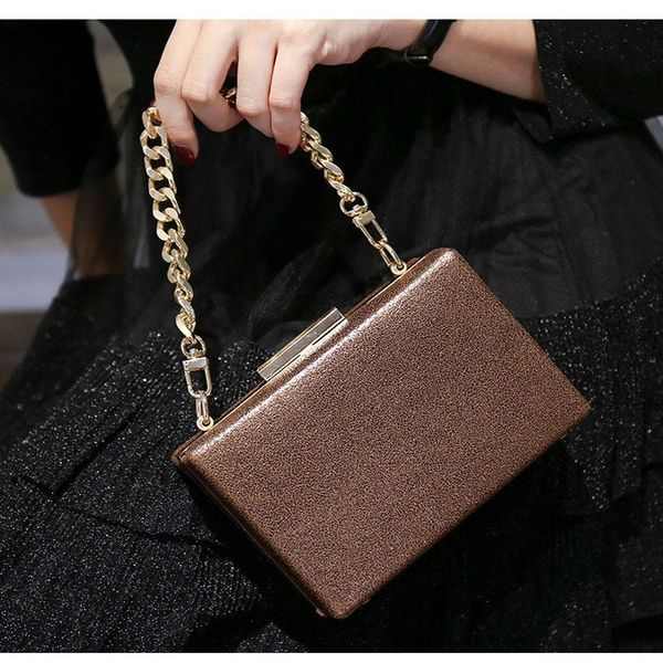 shoulder bags pu purse box evening crossbody handbag for women party clutches 2021