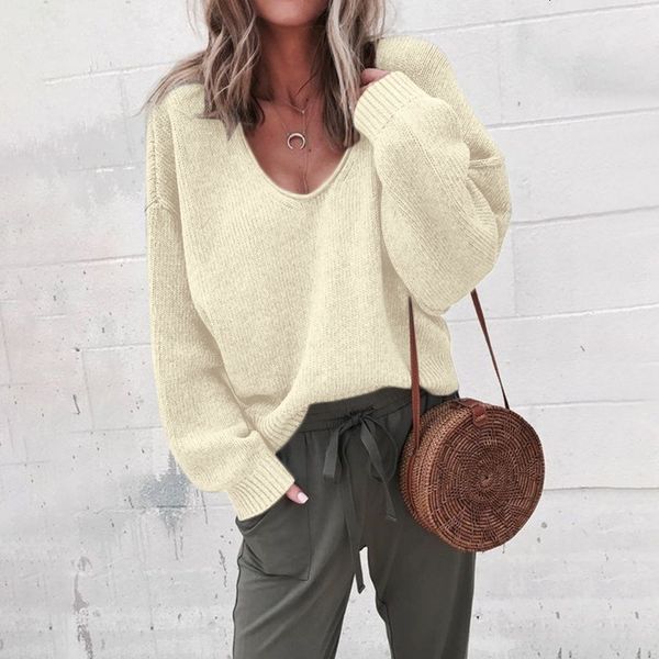 2021 new women's jumper autumn and v-neck long-sleeved pullover sweaters lazy winter clothes knit sweater for ladies designer j3hs, White;black
2021 new women's jumper autumn and v-neck long-sleeved pullover sweaters lazy winter clothes knit sweater for ladies designer j3hs, White;black