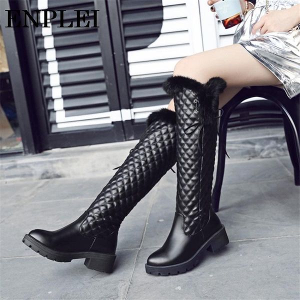 boots enplei over the knee women thick high heel ladie round toe thigh warm winter keeps shoes size 34-42, Black
boots enplei over the knee women thick high heel ladie round toe thigh warm winter keeps shoes size 34-42, Black