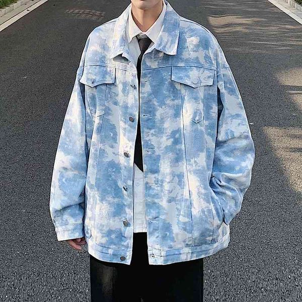 men's jackets spring cotton camo denim fashion retro casual mens streetwear korean loose hip-hop bomber men heaz, Black;brown
men's jackets spring cotton camo denim fashion retro casual mens streetwear korean loose hip-hop bomber men heaz, Black;brown