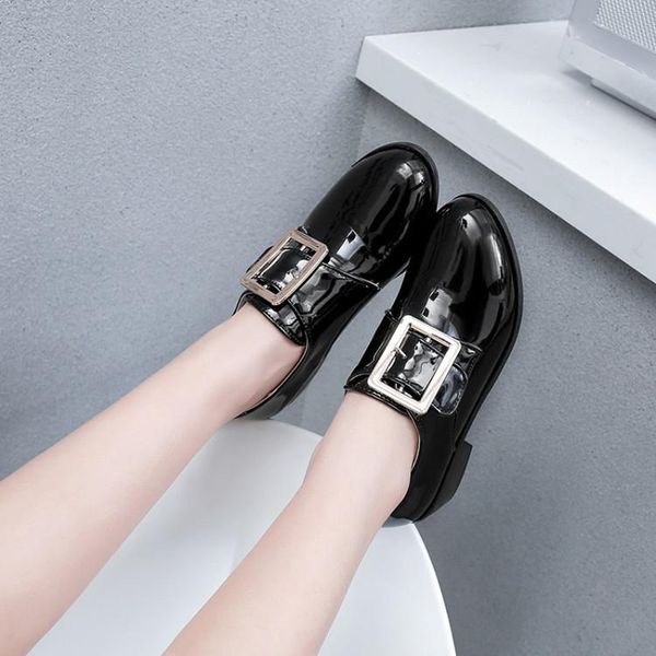 dress shoes oversized ladies high heels women woman square-buckled round-headed deep-mouthed single, Black
dress shoes oversized ladies high heels women woman square-buckled round-headed deep-mouthed single, Black