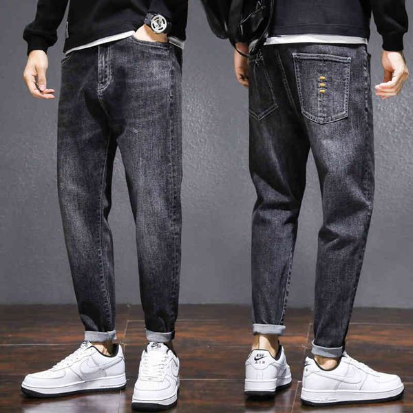 winter jeans men's elastic plush slim fit korean trend loose and versatile straight casual long pants men, Blue
winter jeans men's elastic plush slim fit korean trend loose and versatile straight casual long pants men, Blue
