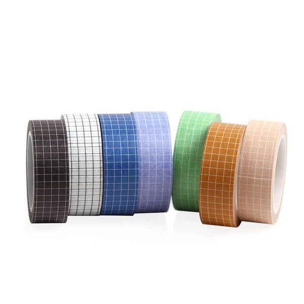 1 roll simple washi paper tape sticker solid grid plaid diy scrapbooking planner notebook diary p decor masking tape
1 roll simple washi paper tape sticker solid grid plaid diy scrapbooking planner notebook diary p decor masking tape