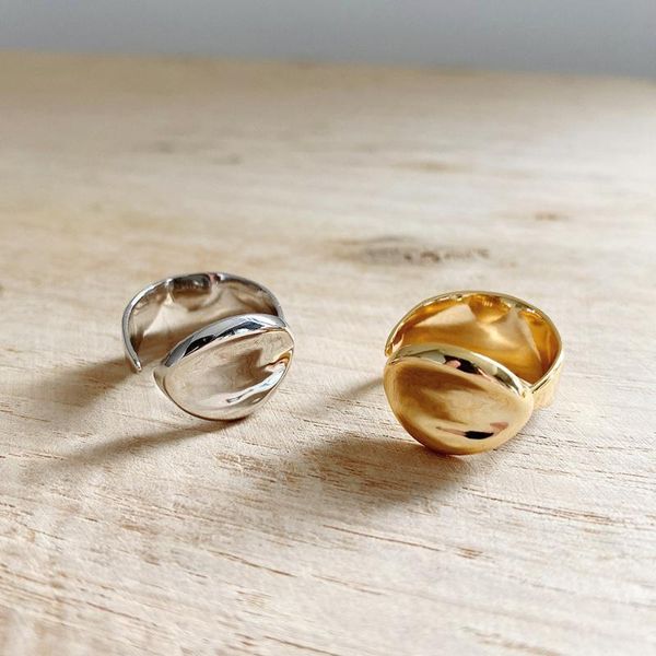 cluster rings shanice 925 sterling silver open ring wide face geometric women minimalist female design sense ins jewelry bijoux party, Golden;silver
cluster rings shanice 925 sterling silver open ring wide face geometric women minimalist female design sense ins jewelry bijoux party, Golden;silver