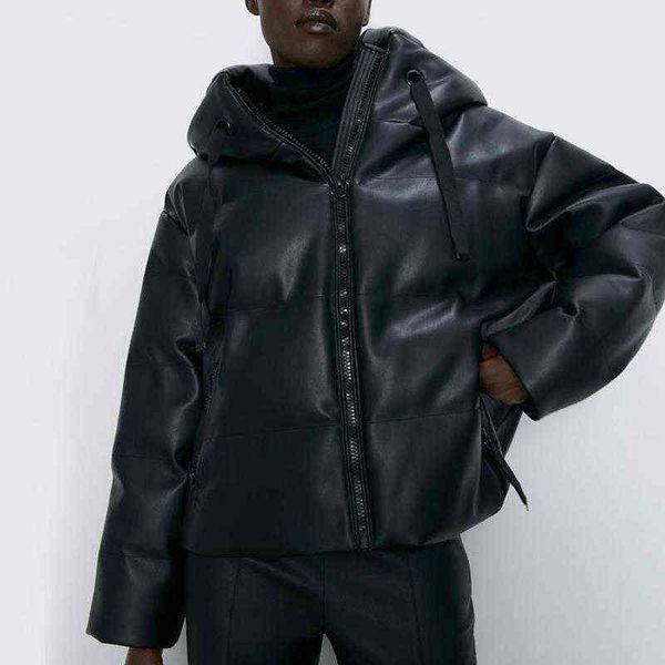 winter jacket women parka vintage black leather jackets coats streetwear female puffer jacket korean hooded coat 211130
winter jacket women parka vintage black leather jackets coats streetwear female puffer jacket korean hooded coat 211130