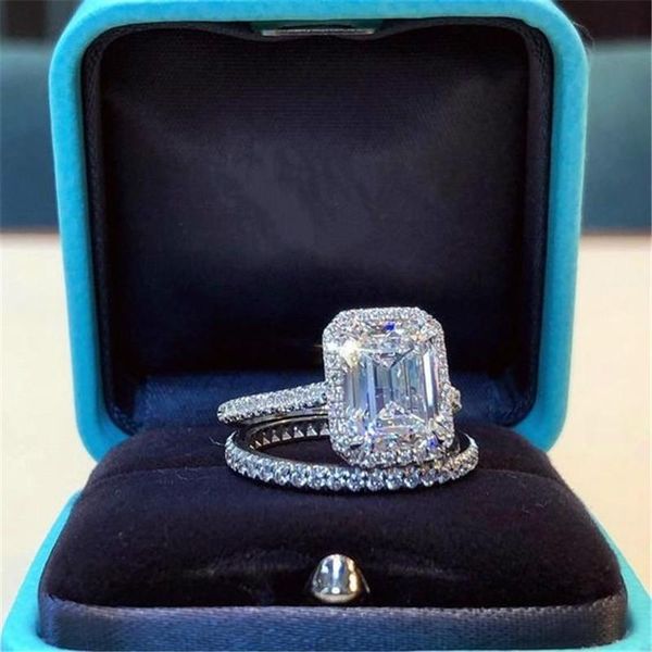 wedding rings 2pcs/set elegant silver color rhinestone crystal ring set for women engagement big square zircon finger jewelry, Slivery;golden
wedding rings 2pcs/set elegant silver color rhinestone crystal ring set for women engagement big square zircon finger jewelry, Slivery;golden
