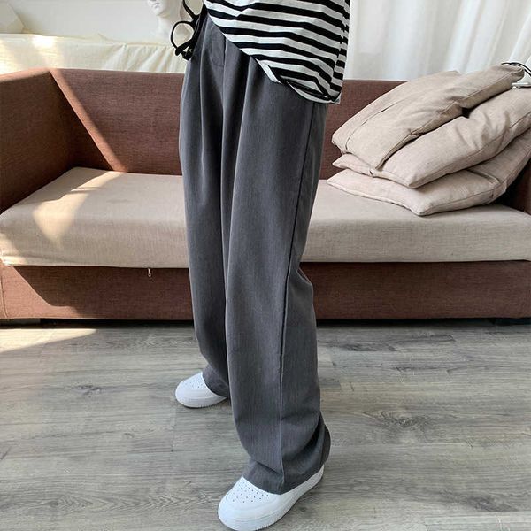 elegant fashion loose trousers autumn casual high-waist solid color wide-leg pants mopping straight-leg 210527, Black;white
elegant fashion loose trousers autumn casual high-waist solid color wide-leg pants mopping straight-leg 210527, Black;white