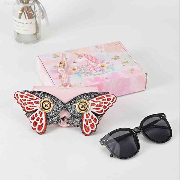 wallet 21 glasses case novel lipstick bag pendant sunglasses pu, Red;black