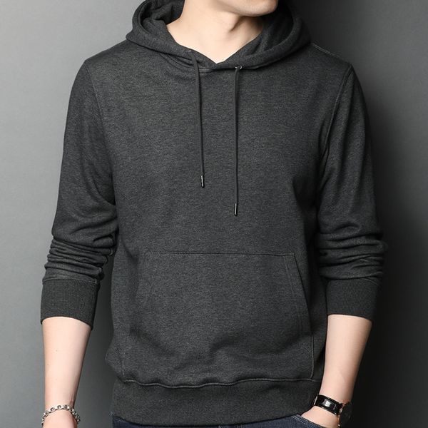autumn and winter new solid color light board men's long sve leisure trend side pocket hooded pullover sweater sweater, Black
autumn and winter new solid color light board men's long sve leisure trend side pocket hooded pullover sweater sweater, Black