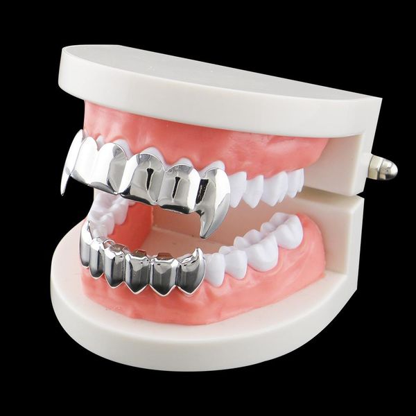 new smooth fangs teeth real gold plating european and american hip hop jewelry gold braces explosive braces, Black
new smooth fangs teeth real gold plating european and american hip hop jewelry gold braces explosive braces, Black