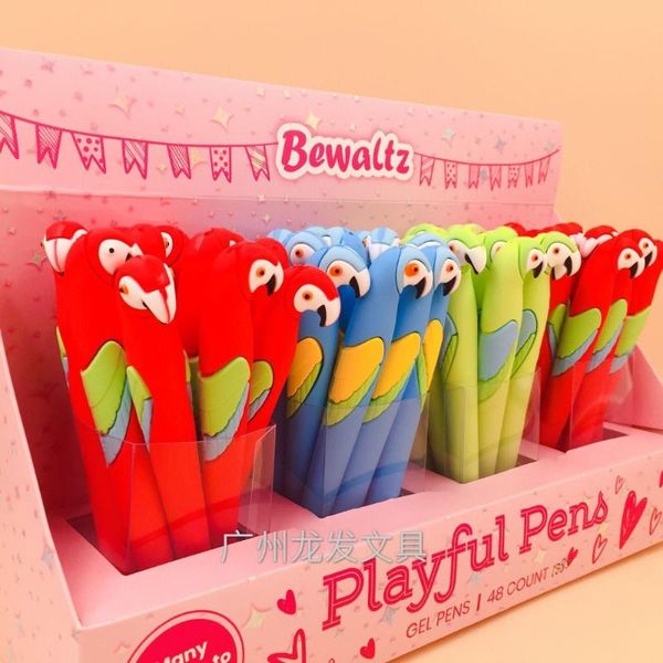 gel pens 48pcs/pack cute cartoon animal parrot silicone pen creative stationery sign students prize party promotion gift
gel pens 48pcs/pack cute cartoon animal parrot silicone pen creative stationery sign students prize party promotion gift