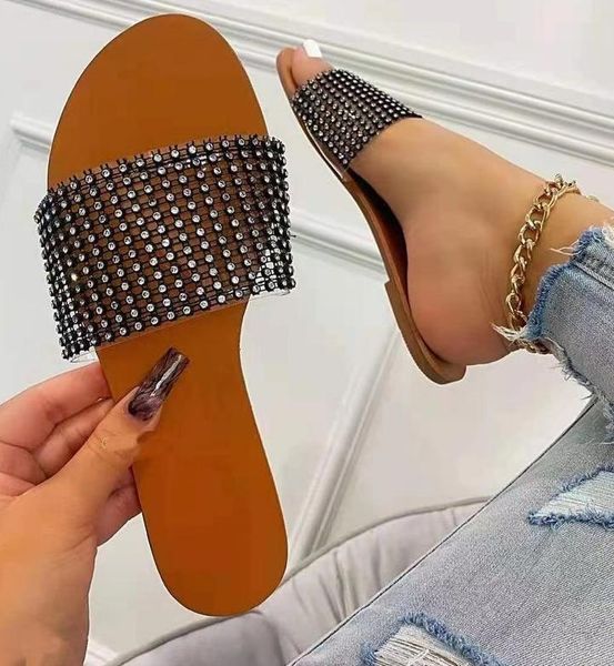 slippers glitter women summer sandals fashion bling female candy color flip flops beach diamond flat shoes outdoor, Black
slippers glitter women summer sandals fashion bling female candy color flip flops beach diamond flat shoes outdoor, Black