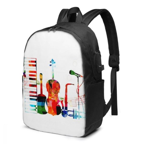backpack school lapcolorful music instruments 17 inch travel multi usb charger bag
backpack school lapcolorful music instruments 17 inch travel multi usb charger bag