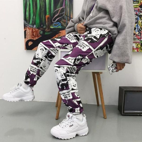women's pants & capris streetwear harem women harajuku cartoon print ankle-length trousers female bunch legs drawstring high waist plus, Black;white
women's pants & capris streetwear harem women harajuku cartoon print ankle-length trousers female bunch legs drawstring high waist plus, Black;white