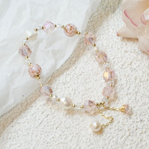beaded, strands 2021 natural freshwater pearls pink sparkling sliced crystal ball beaded strand bracelets for women fashion jewelry ybr418, Black
beaded, strands 2021 natural freshwater pearls pink sparkling sliced crystal ball beaded strand bracelets for women fashion jewelry ybr418, Black