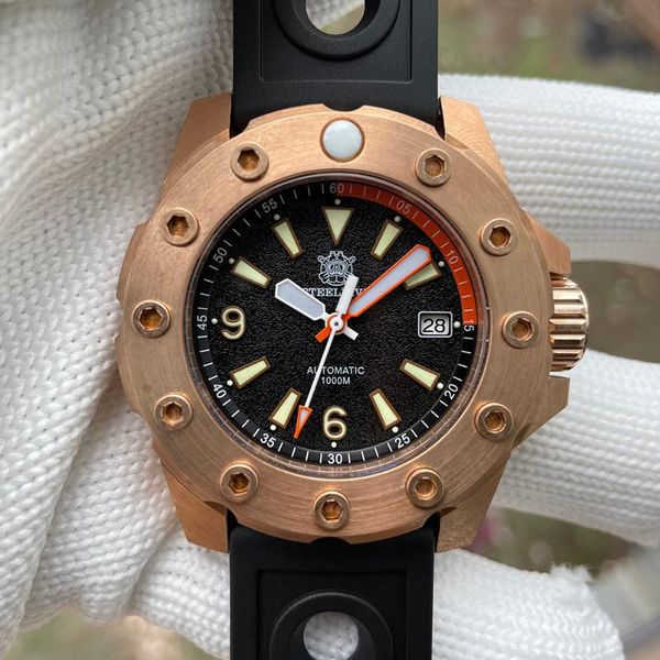 wristwatches steeldive 1948s arrival bronze retro mens automatic mechanical watches nh35 movement luminous sapphire waterproof, Slivery;brown
wristwatches steeldive 1948s arrival bronze retro mens automatic mechanical watches nh35 movement luminous sapphire waterproof, Slivery;brown