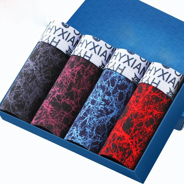 4pcs mens panties shorts man underwear mid-waist breathable male comfortable underpants printing u convex, Black;white
4pcs mens panties shorts man underwear mid-waist breathable male comfortable underpants printing u convex, Black;white