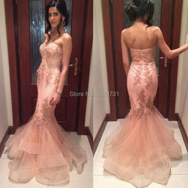 party dresses pink sweetheart tulle mermaid prom lace applique beading backless sweep train floor length formal gowns vestido de festa, White;black
party dresses pink sweetheart tulle mermaid prom lace applique beading backless sweep train floor length formal gowns vestido de festa, White;black