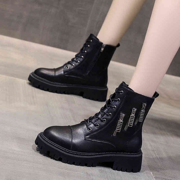 boots women's nude soft leather boots, casual short boots for women, british style, autumn and winter fzd5, Black
boots women's nude soft leather boots, casual short boots for women, british style, autumn and winter fzd5, Black