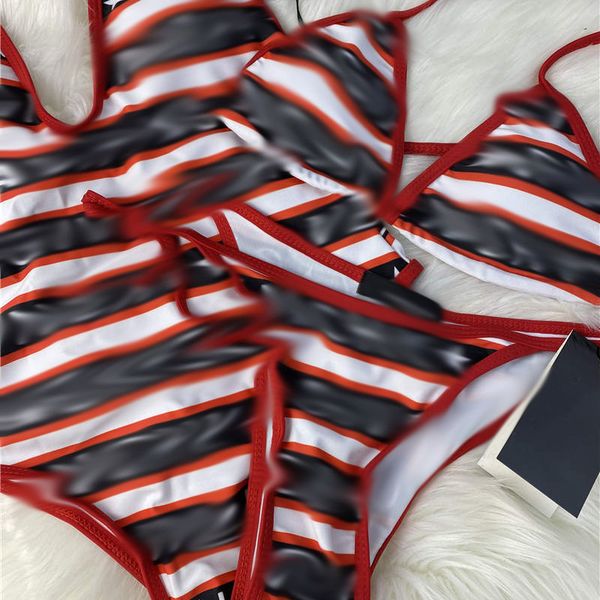 bikinis set red striped letter print swimsuit high waist bandage swimwear pool party triangle ladies bikini
bikinis set red striped letter print swimsuit high waist bandage swimwear pool party triangle ladies bikini