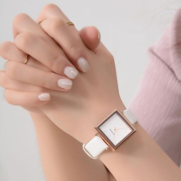 wristwatches ly women lady girl wrist quartz watch pu leather square alloy fashion durable gift dod886, Slivery;brown
wristwatches ly women lady girl wrist quartz watch pu leather square alloy fashion durable gift dod886, Slivery;brown