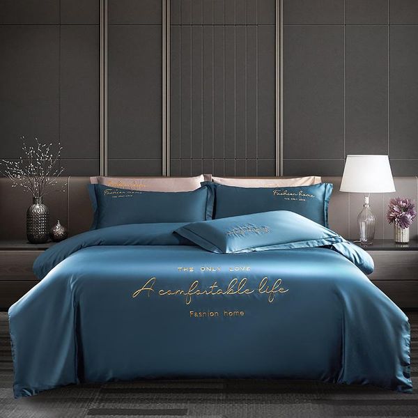 bedding sets michiko european style simple solid color quilt cover pure cotton four piece set
bedding sets michiko european style simple solid color quilt cover pure cotton four piece set