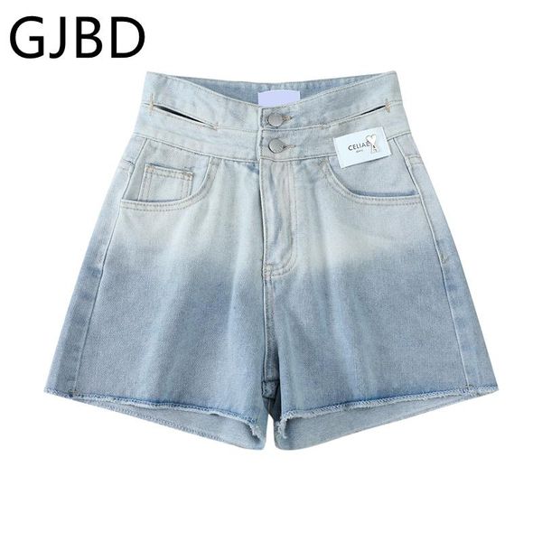 women's jeans short gradient color 2021 sense of design high waist pants wide leg casual straight denim trouser femme, Blue
women's jeans short gradient color 2021 sense of design high waist pants wide leg casual straight denim trouser femme, Blue