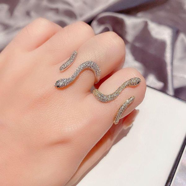 cluster rings personality 925 sterling silver elegant open snake charm finger ring for women girls party wedding jewelry jz111, Golden;silver
cluster rings personality 925 sterling silver elegant open snake charm finger ring for women girls party wedding jewelry jz111, Golden;silver