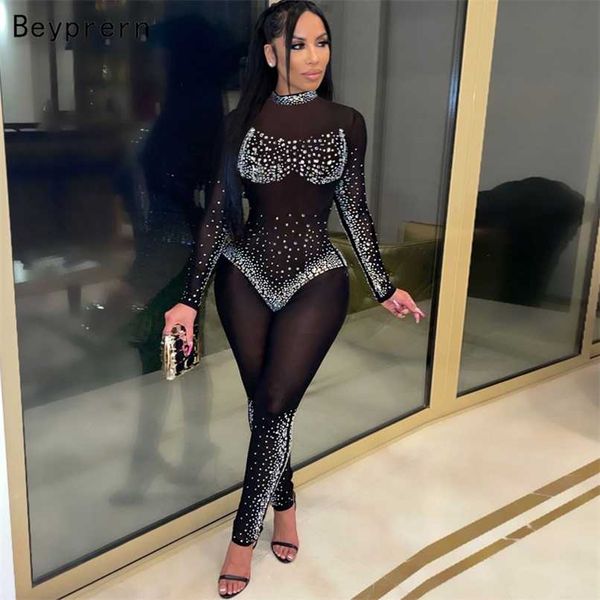 beyprern beautiful mesh crystal embellished jumpsuit women rompers glam see through mesh sequins jumpsuit birthday outfits 211119, Black;white
beyprern beautiful mesh crystal embellished jumpsuit women rompers glam see through mesh sequins jumpsuit birthday outfits 211119, Black;white