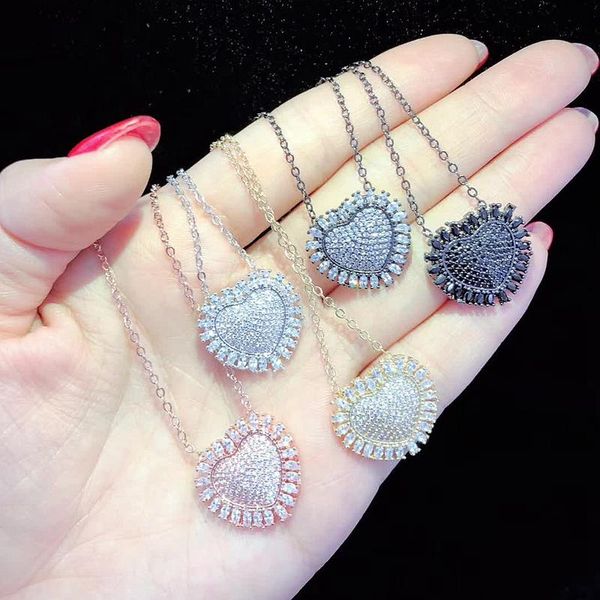 pendant necklaces 6pcs zyz-n9545 mix jewelry shiny cz zirconia love heart shape necklace for women gift collares, Silver
pendant necklaces 6pcs zyz-n9545 mix jewelry shiny cz zirconia love heart shape necklace for women gift collares, Silver