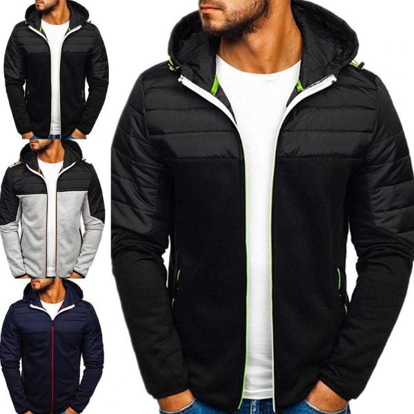 men's jackets 50% s hooded long sleeve men jacket autumn winter zipper patchwork pockets windbreaker male clothing, Black;brown
men's jackets 50% s hooded long sleeve men jacket autumn winter zipper patchwork pockets windbreaker male clothing, Black;brown